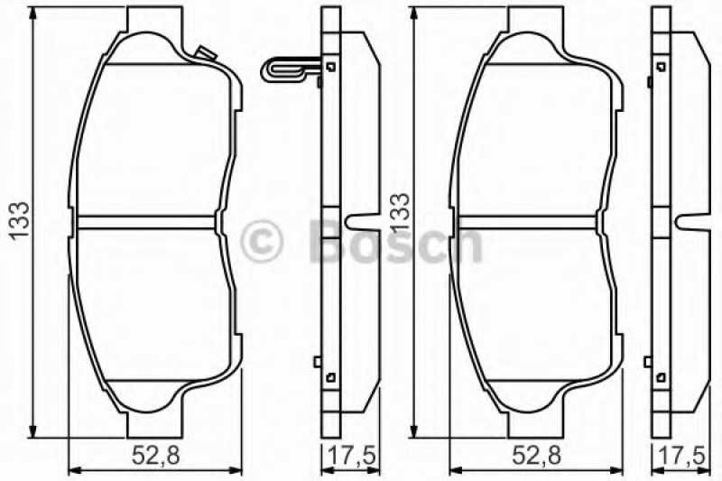Ön Balata Corolla 92-97 Carina 93-97 Rav4 2.0 94-00 Camry 2.2 92-01
