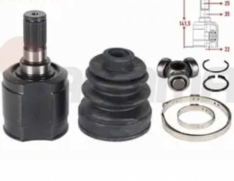 Aks Kafa İç Accent 95-05 Excel 90-94 Proton Getz 10201-20508