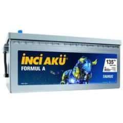 12V  İnci̇ 135 Ah Akü  950 En  Formul A Taurus