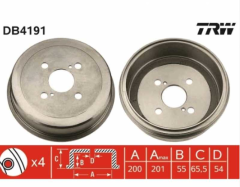 Kampana Arka Fren Corolla Ae92 Cari̇na 2 1987-1993
