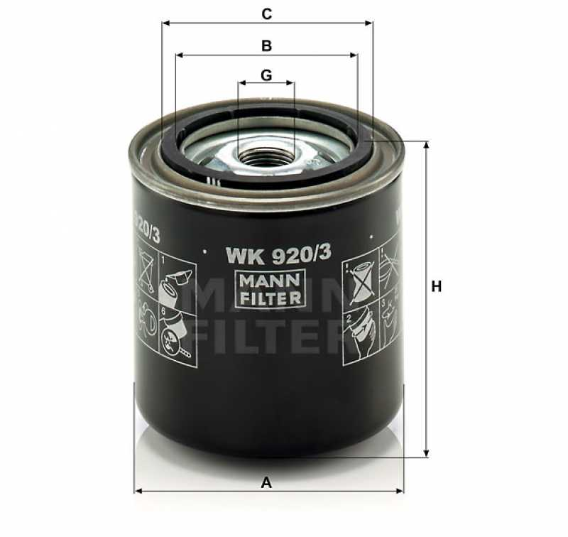 Yakit Filtre Kia Pregio Mazda B Serisi  E 2200 2.5 D 2.2 D 2.5 Tci D 1997-2002