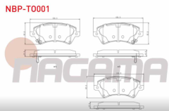 Ön Fren Balata Corolla Vvt Verso 02- Chery Ti̇ggo 10-