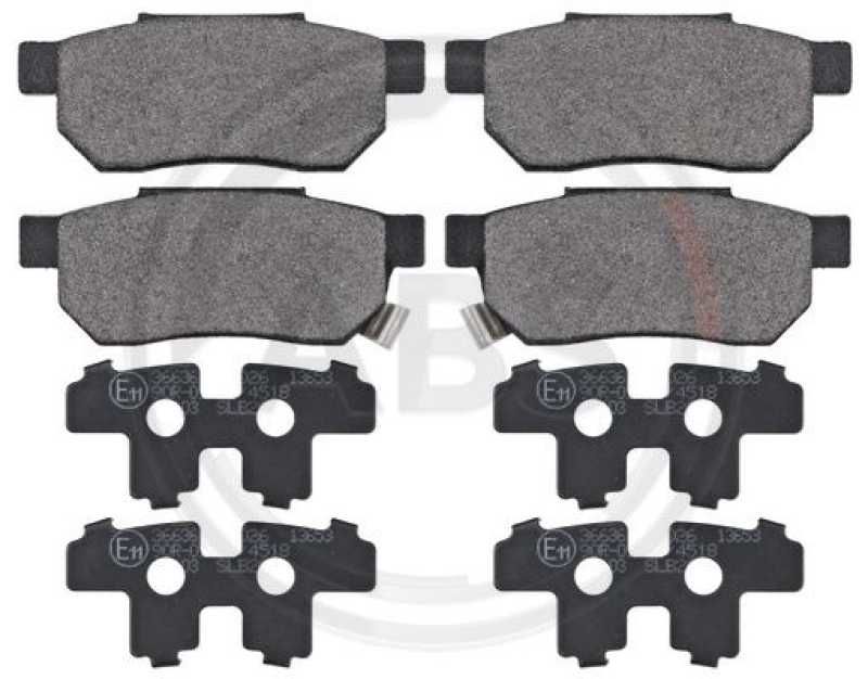 Fren Balata Arka Honda Civic V 1.6 I-Vtec 92-95 Civic Vi 1.6 I-Vtec 95-01 Civic Iv 2.0 87-93 Integra  1.8İ 16V 85-93 İntegra  1.6 1985-1993  Jazz Ii  1.4İ 2002-2004