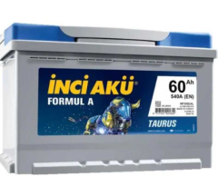 12V  60 Ah Akü  540 En  Formul A Taurus İnci̇