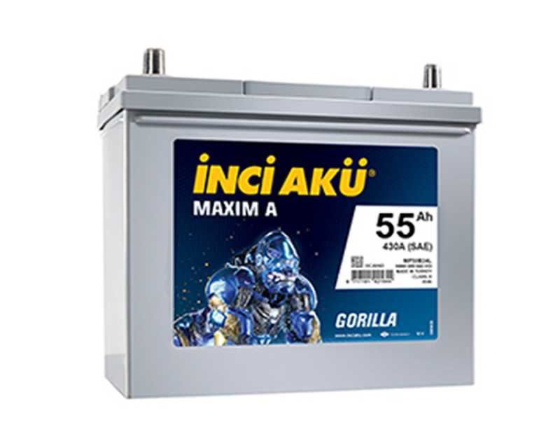 12V 55 Ah  Akü 430 En Maxim A Gorilla Dar İnci̇ Honda Ci̇vi̇c Fd6