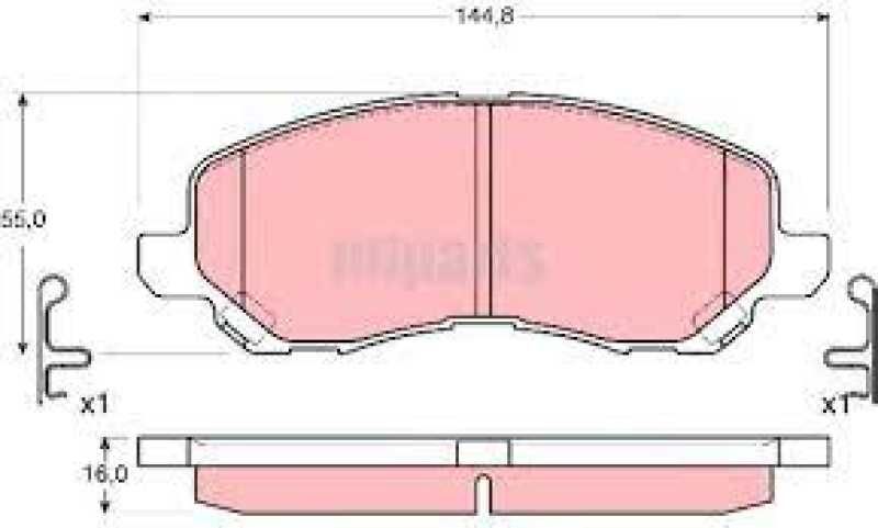 Mitsubishi Lancer Asx Ön Fren Balata 2003-