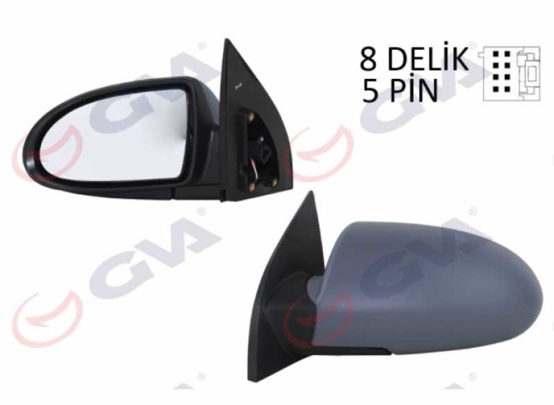Accent Era Diş Di̇ki̇z Aynasi Sol  Elekti̇ri̇kli̇ Isitmali