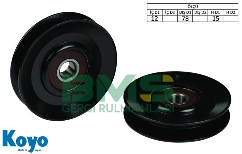 V Kayisi Gergi̇ Rulmani Metal Hyundai̇ H-100 Minibus 2.5 D 93-04