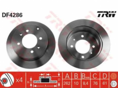 Arka Fren Di̇sk  Sonata 98-04 Matri̇x 01-10 Magenti̇s 05-10