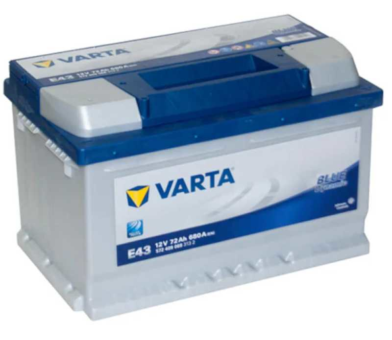 E43 Varta 12V 72Ah Blue Dynami̇c Aku