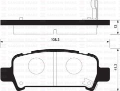 Balata Arka Disk Subaru Forester 08 Impreza 07 Legacy 09 Outback 00-03 Gdb3223