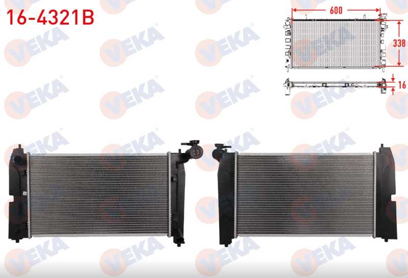 Su Radyatoru Brazi̇ng Toyota Corolla 1.4 Vvt  2002-2007 Manuel