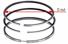 Segman Suzuki Alto 0.8L 84-91  Marutti 0.8L 95-01 68.5Mm Std