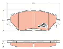 Ön Fren Balata Toyota Auris. Corolla 1.6 07-11