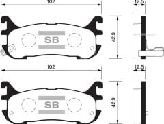 Balata Arka Disk Mazda 323 Lantis 95-98 Mx-5 98-02