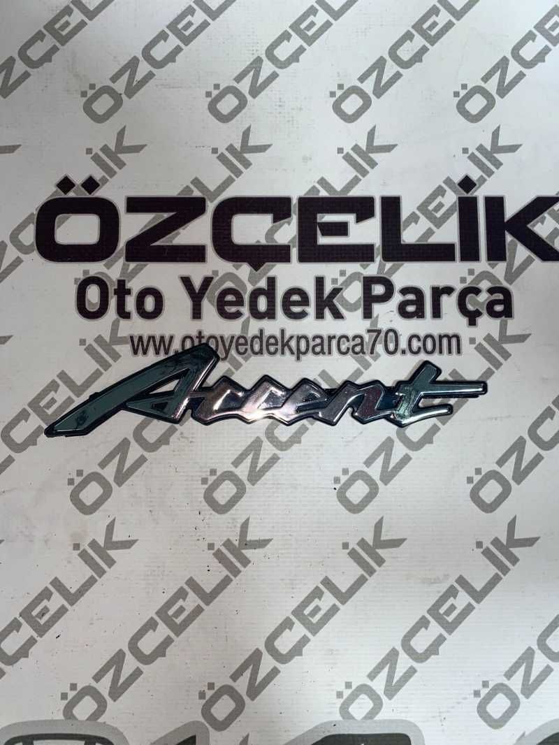 Hyundai̇ Accent Yazisi Arka Yazi Accent 00-02
