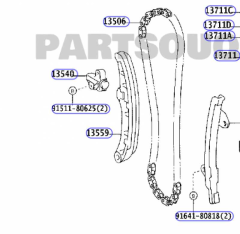 Zi̇nci̇r Seti̇ Toyota Auris 1.33L 1Nr-Fe Nre150 6 Vi̇tes 09-12 Corolla 6 Nre180 6 13-18 Yari̇s Nsp90