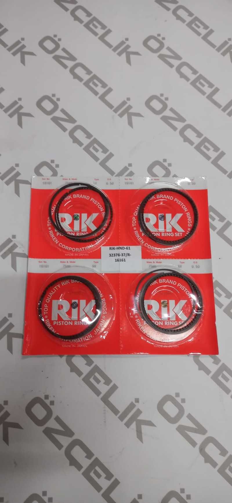 Euro Civic 1.4L 1.6L 95-00 Sekman Tk  0.50 75.00Mm Zc - D16A  Pm7 4 Pcs  P2P P3Y