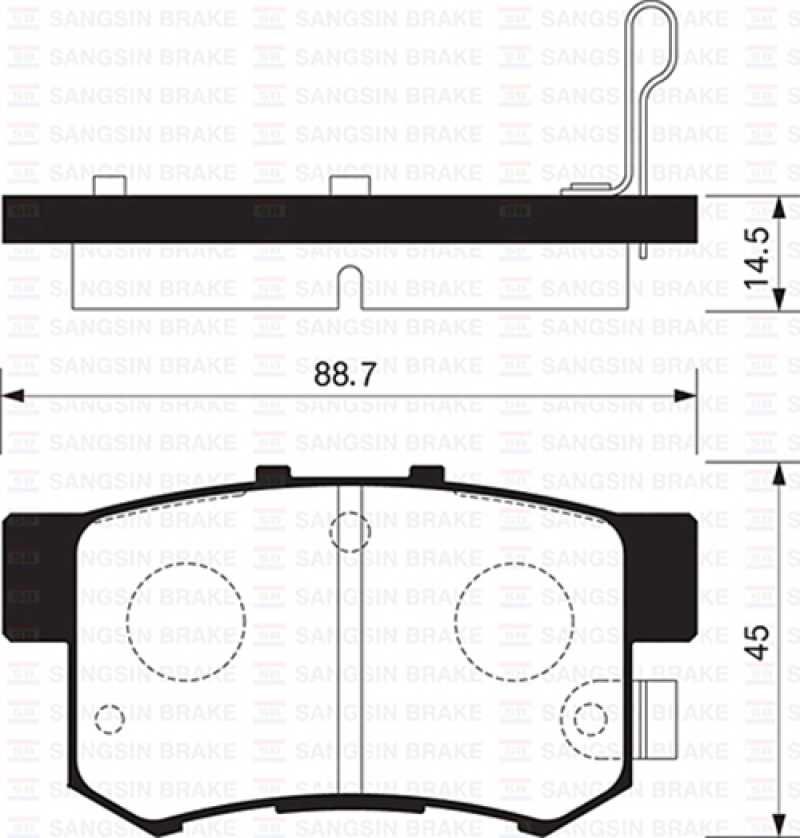 Honda Arka Balata Civic 01- Accord 98- Ci̇vi̇c 2006- 2014 Fd Fb7