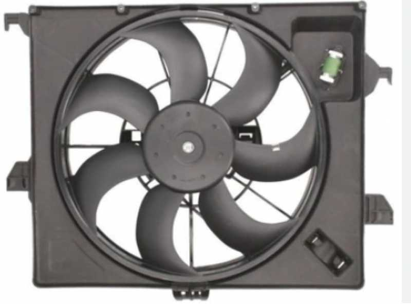 Accent Blue Rio Radyatör Fan Davlumbazli Komple Crdi 2012-
