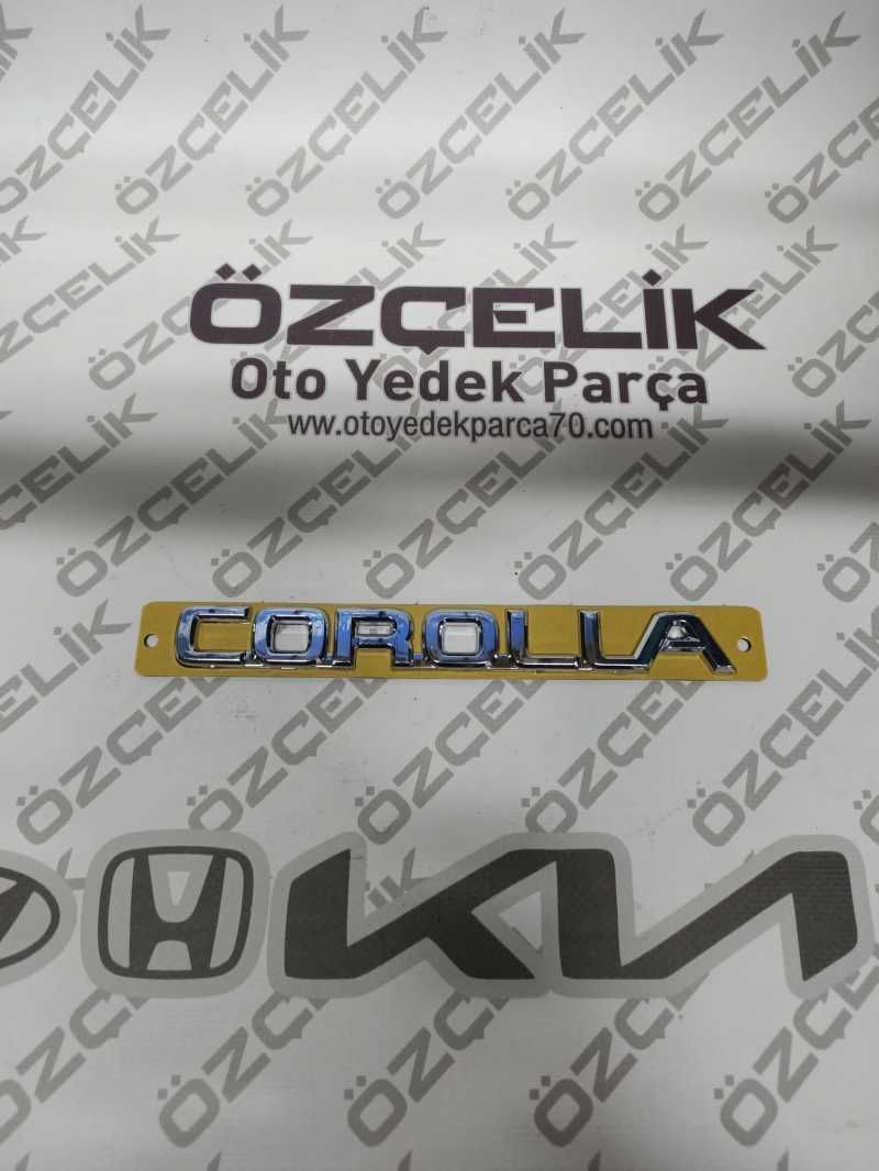 Toyota Corolla Arka Yazisi 93-01