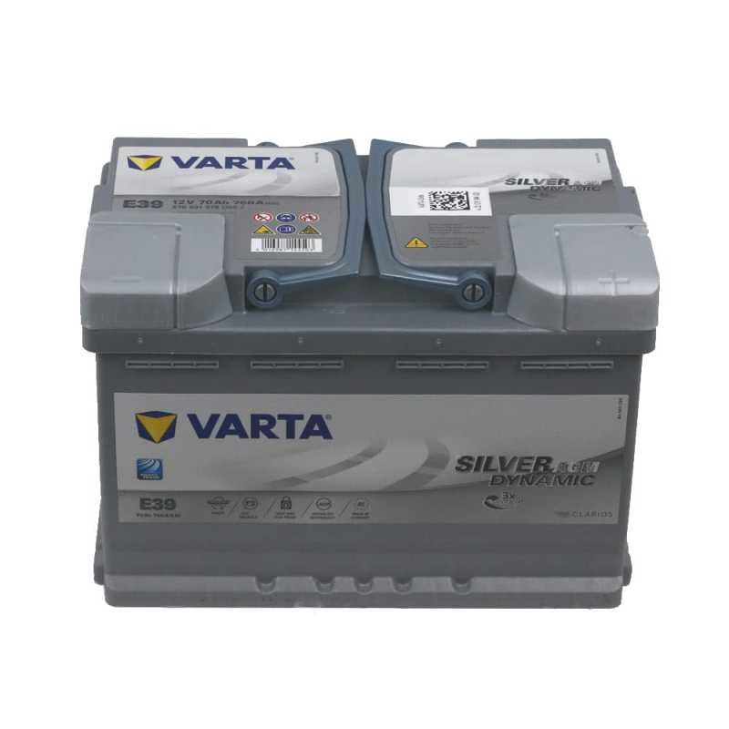 A7 Varta Akü 12V70Ah Si̇lver Dynami̇c Agm E39 Start Stop